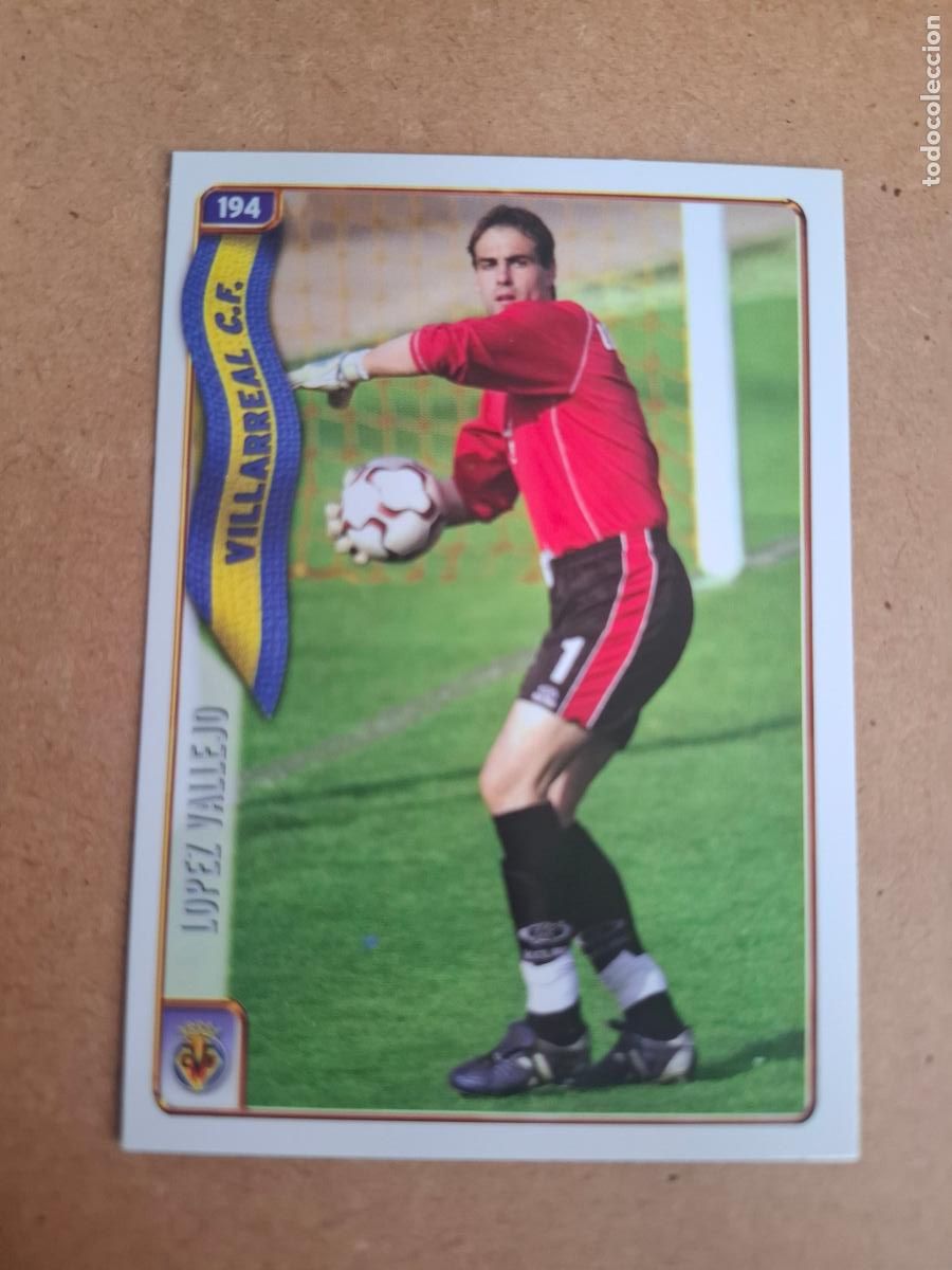 Cromos de f&uacute;tbol: MUNDICROMO 2004 2005 04 05 - 194 L&Oacute;PEZ VALLEJO - VILLARREAL CF