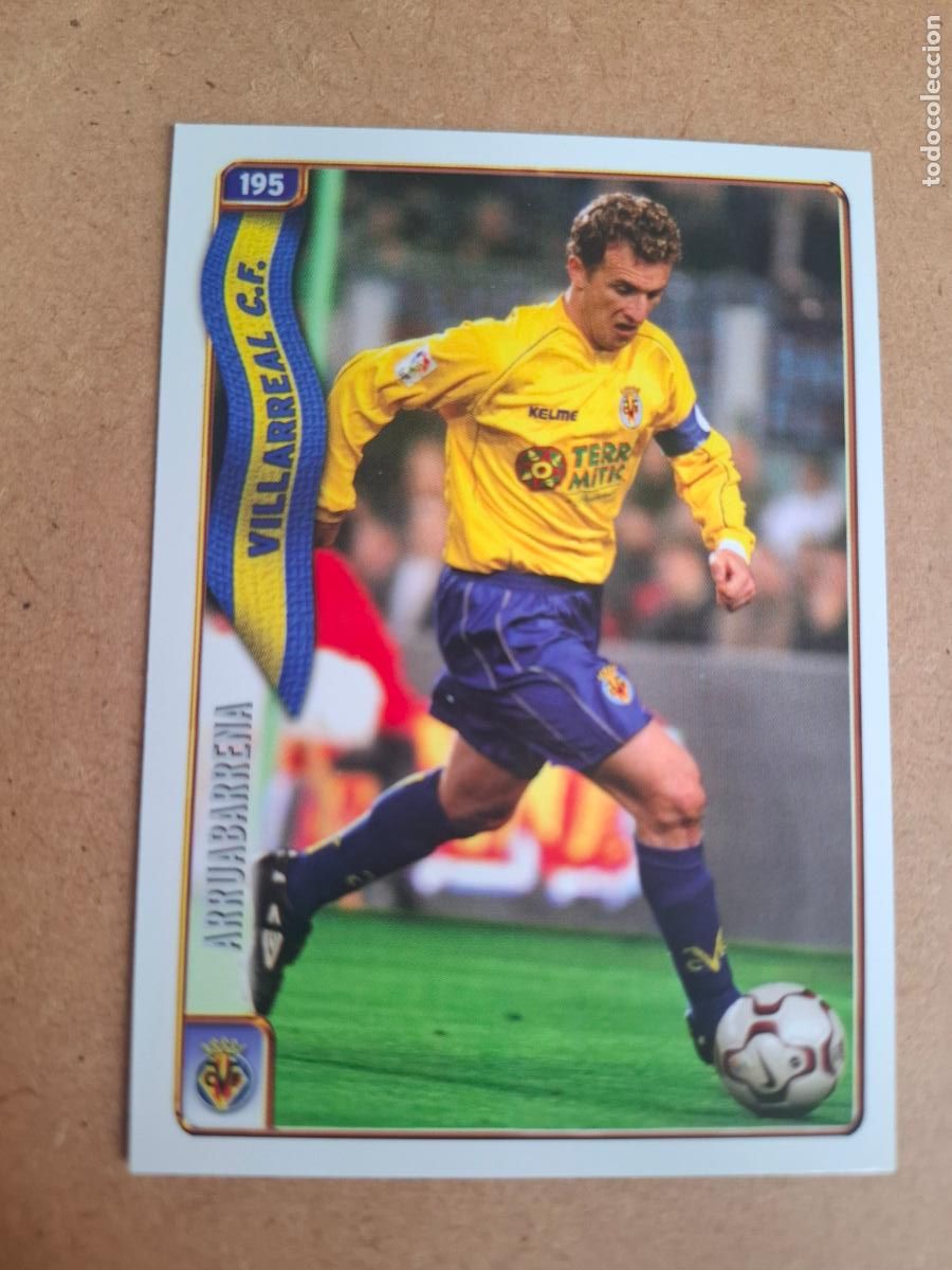 Cromos de f&uacute;tbol: MUNDICROMO 2004 2005 04 05 - 195 ARRUABARRENA - VILLARREAL CF