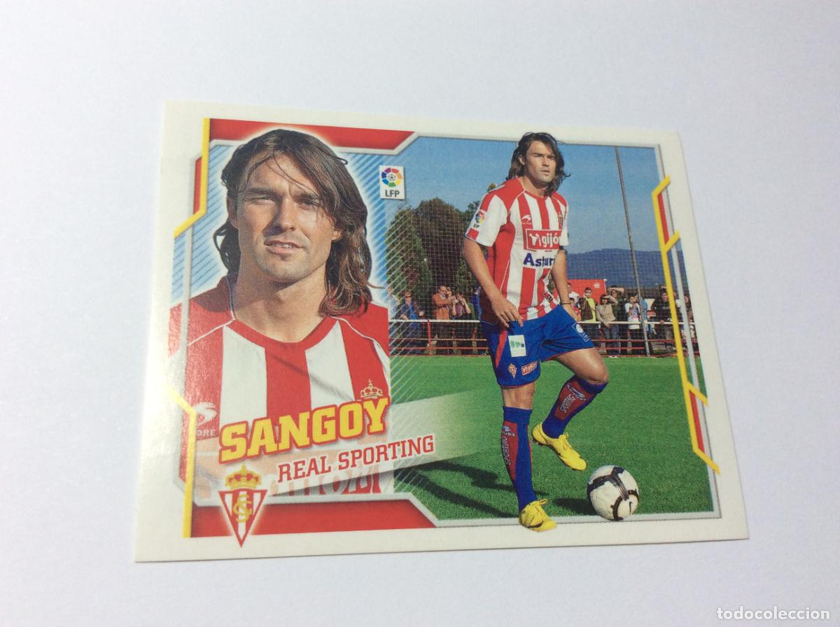 Cromos de f&uacute;tbol: Sangoy Sporting Gij&oacute;n Liga Este 2010 2011 10 11 Panini