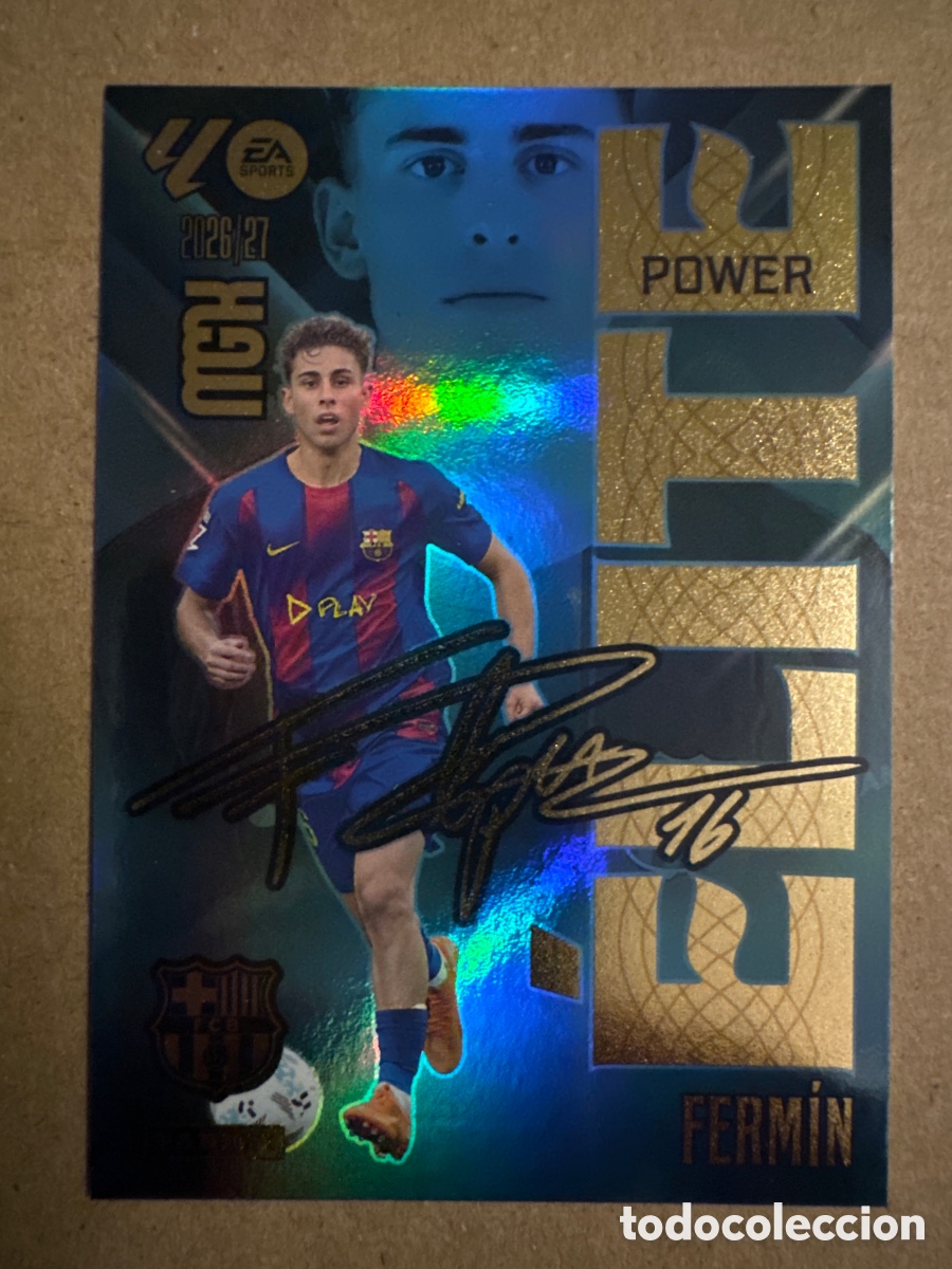 Cromos de f&uacute;tbol: # P 6 6P Fermin FC Barcelona ELITE POWER Megacracks 26 27 2026 2027