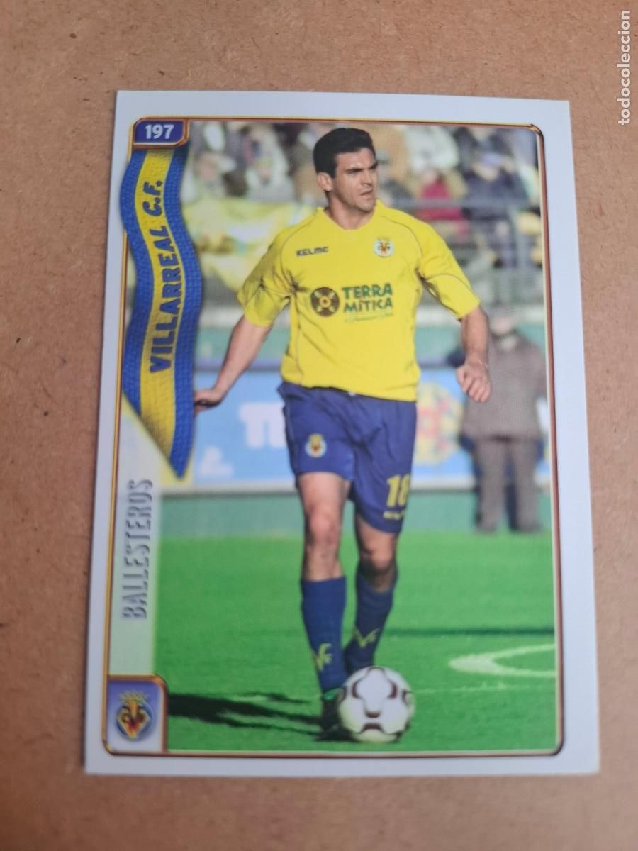 Cromos de f&uacute;tbol: MUNDICROMO 2004 2005 04 05 - 197 BALLESTEROS ( BAJA ) - VILLARREAL CF