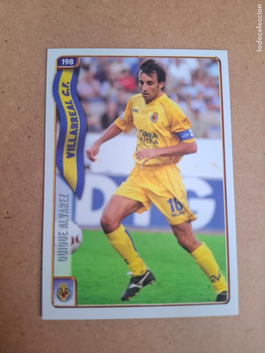 Cromos de f&uacute;tbol: MUNDICROMO 2004 2005 04 05 - 198 QUIQUE &Aacute;LVAREZ - VILLARREAL CF