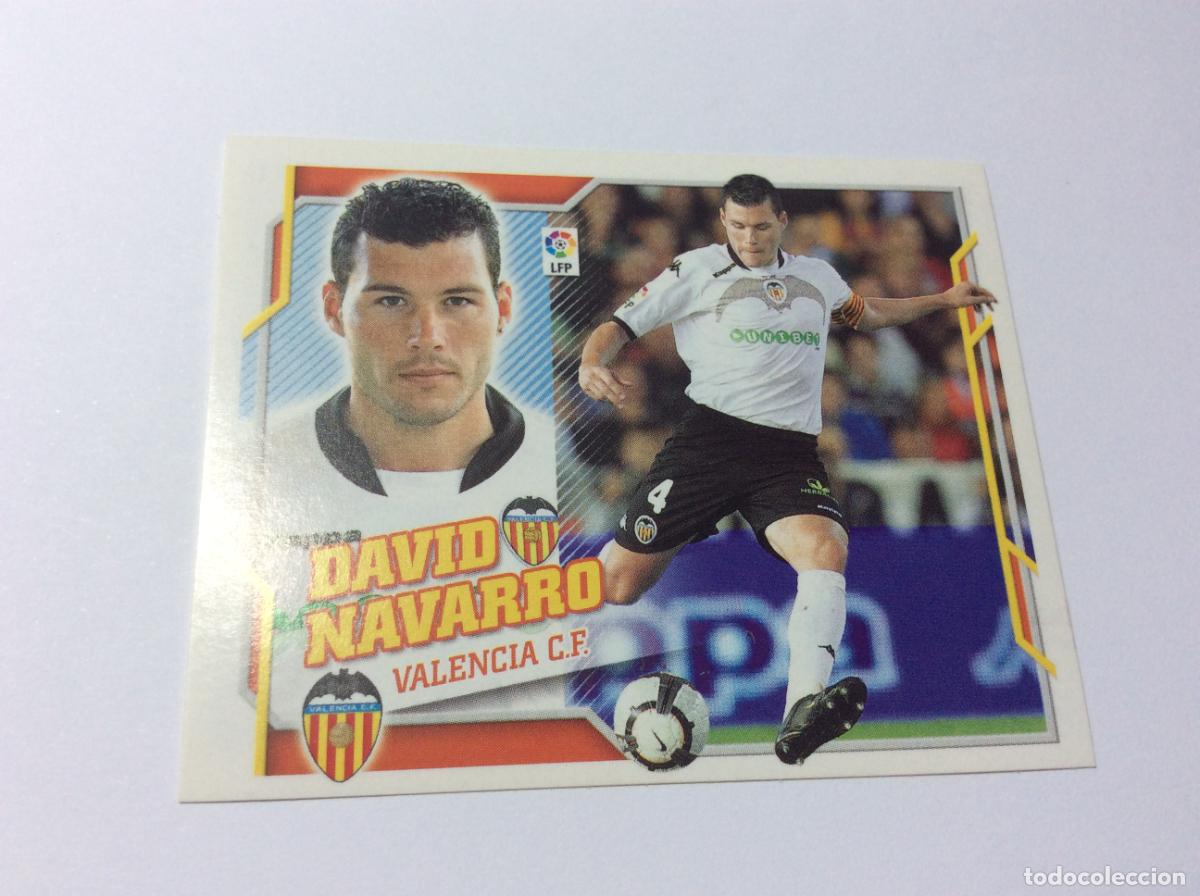 Cromos de f&uacute;tbol: David Navarro Valencia CF Liga Este 2010 2011 10 11 Panini