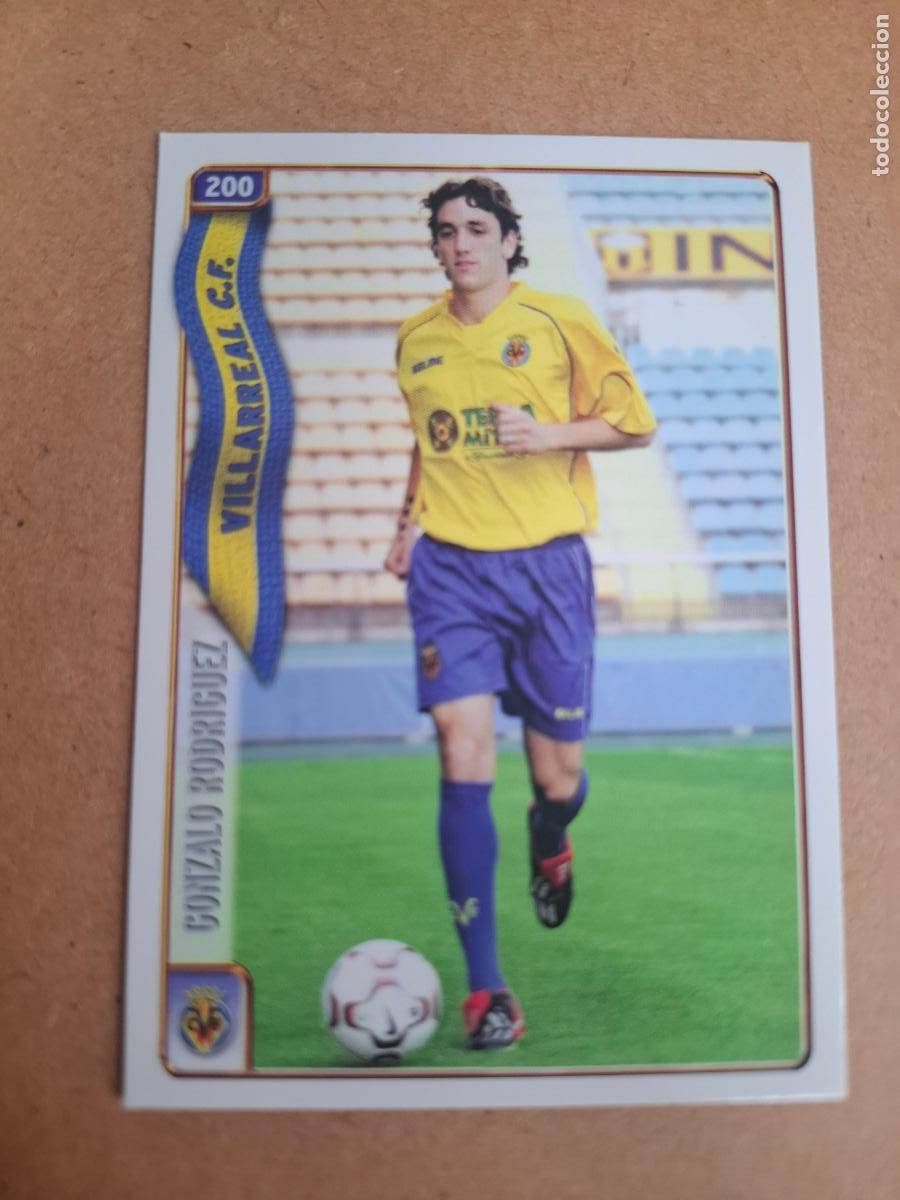 Cromos de f&uacute;tbol: MUNDICROMO 2004 2005 04 05 - 200 GONZALO RODR&Iacute;GUEZ - VILLARREAL CF