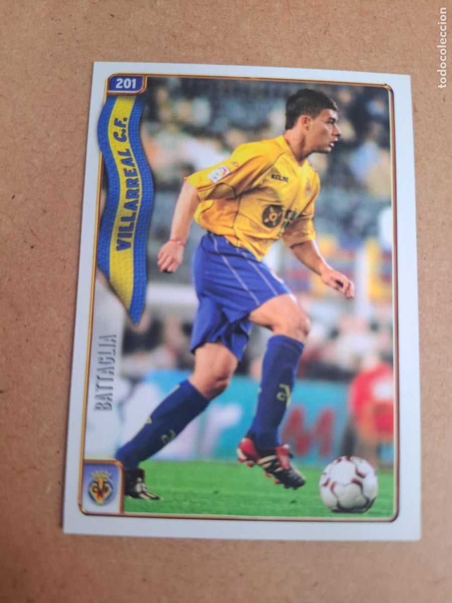 Cromos de f&uacute;tbol: MUNDICROMO 2004 2005 04 05 - 201 BATTAGLIA - VILLARREAL CF