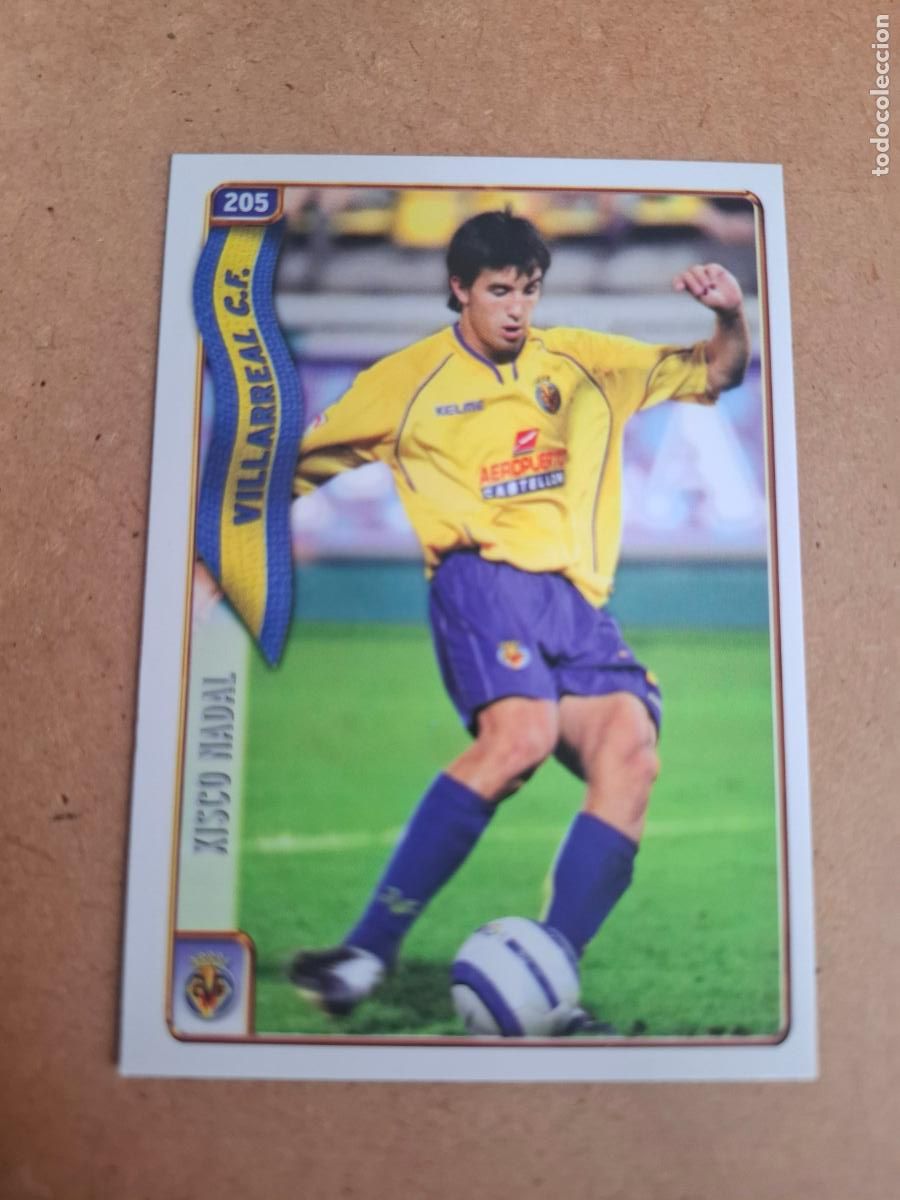 Cromos de f&uacute;tbol: MUNDICROMO 2004 2005 04 05 - 205 XISCO NADAL - VILLARREAL CF