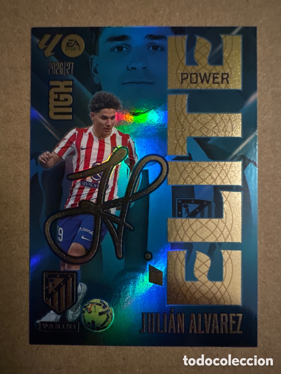 Cromos de f&uacute;tbol: # P 8 8P Juli&aacute;n &Aacute;lvarez Atl&eacute;tico de Madrid ELITE POWER Megacracks 26 27 2026 2027