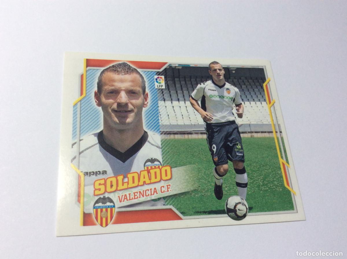 Cromos de f&uacute;tbol: Soldado Valencia CF Liga Este 2010 2011 10 11 Panini