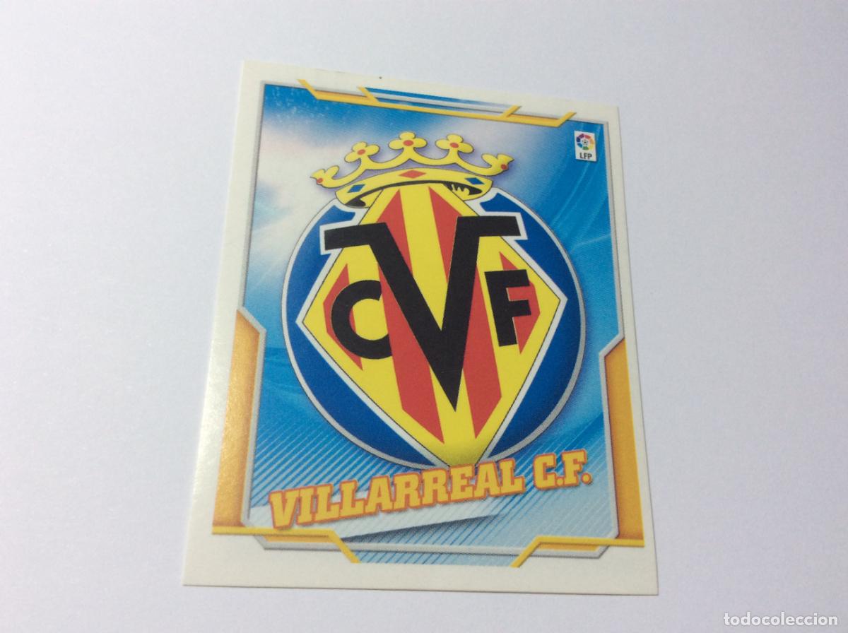 Cromos de f&uacute;tbol: Escudo Villarreal CF Liga Este 2010 2011 10 11 Panini