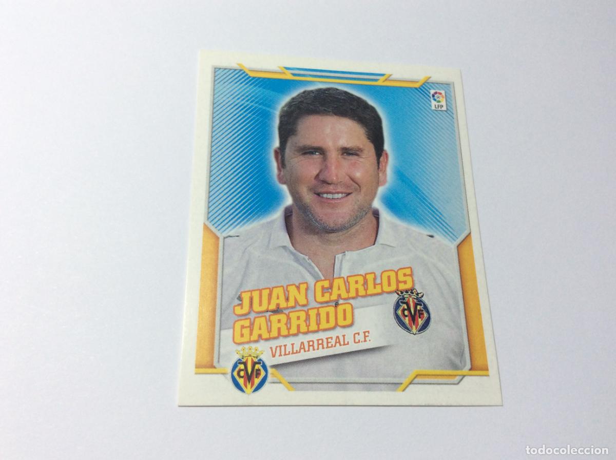 Cromos de f&uacute;tbol: Entrenador Juan Carlos Garrido Villarreal CF Liga Este 2010 2011 10 11 Panini