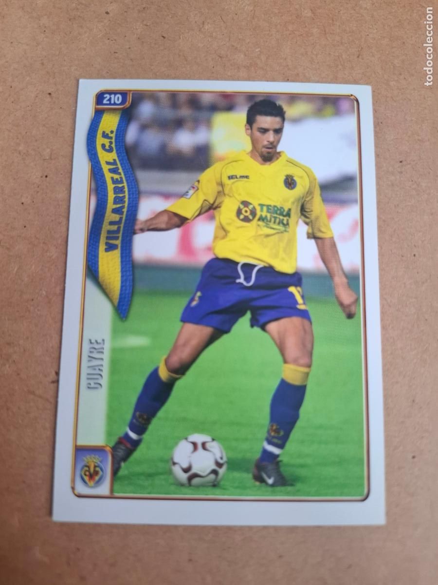 Cromos de f&uacute;tbol: MUNDICROMO 2004 2005 04 05 - 210 GUAYRE ( CORREGIDO ) - VILLARREAL CF