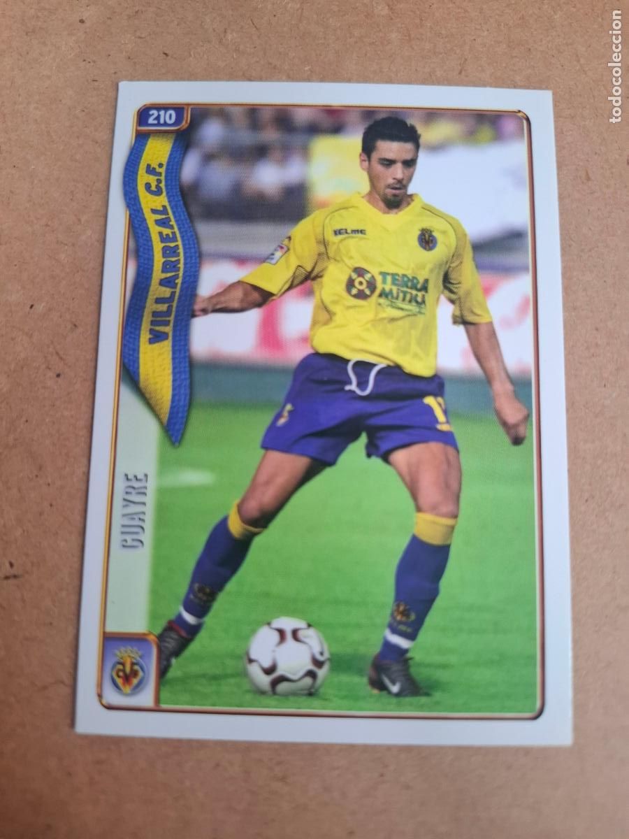 Cromos de f&uacute;tbol: MUNDICROMO 2004 2005 04 05 - 210 GUAYRE ( ERROR ) - VILLARREAL CF