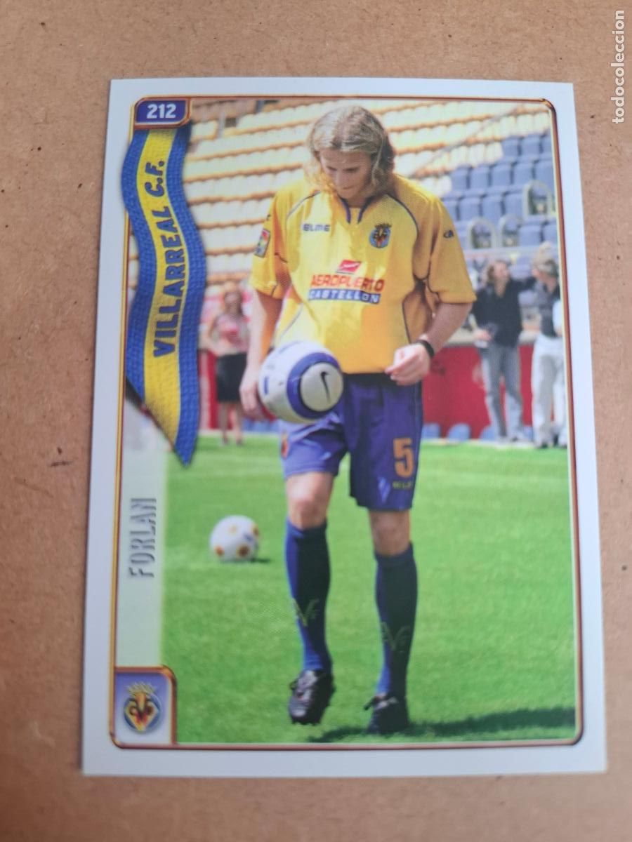 Cromos de f&uacute;tbol: MUNDICROMO 2004 2005 04 05 - 212 FORLAN - VILLARREAL CF