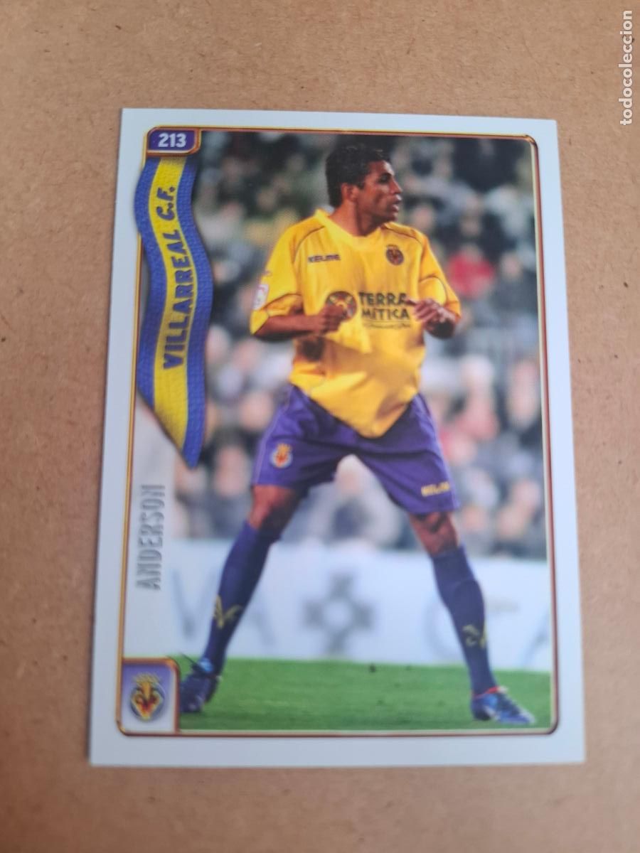 Cromos de f&uacute;tbol: MUNDICROMO 2004 2005 04 05 - 213 ANDERSON - VILLARREAL CF