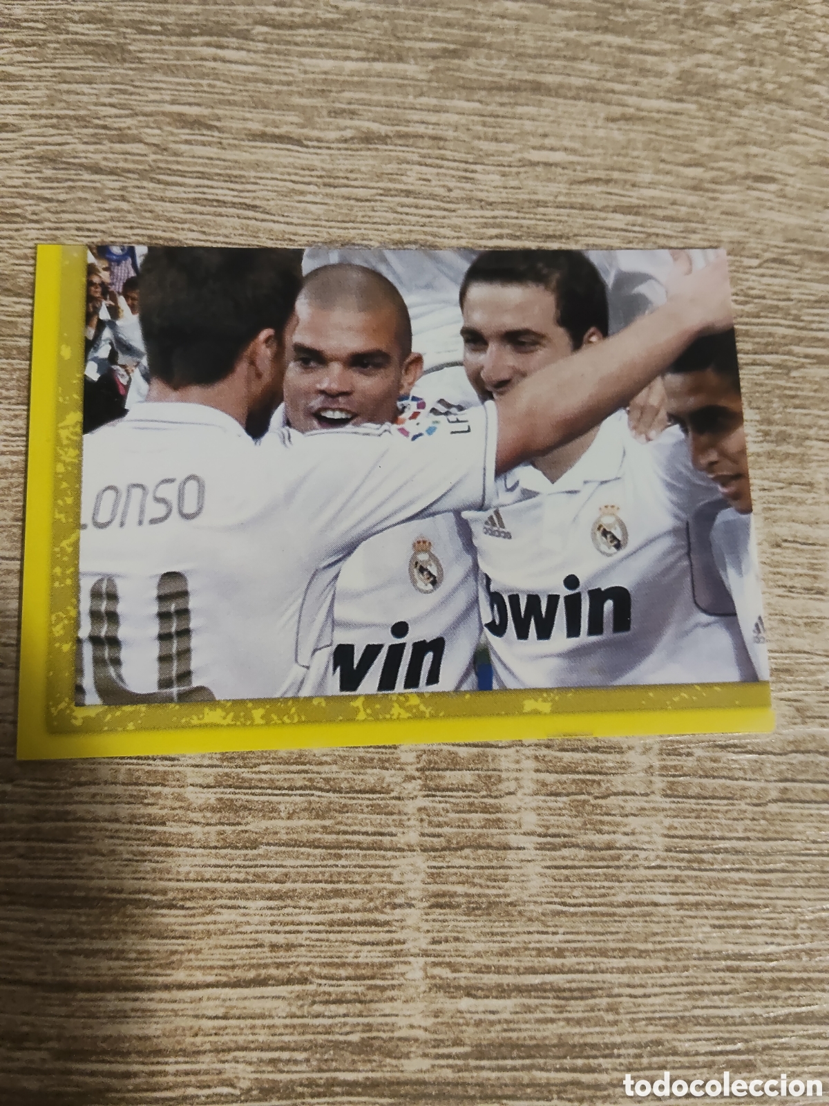 Cromos de f&uacute;tbol: Panini Real Madrid liga 2011 2012 11 12 202 celebraci&oacute;n