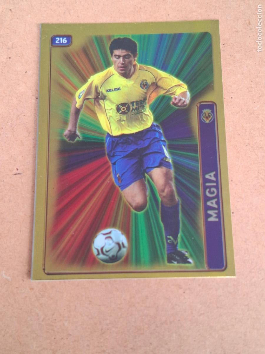 Cromos de f&uacute;tbol: MUNDICROMO 2004 2005 04 05 - 216 RIQUELME ( BRILLO LISO ) - VILLARREAL CF
