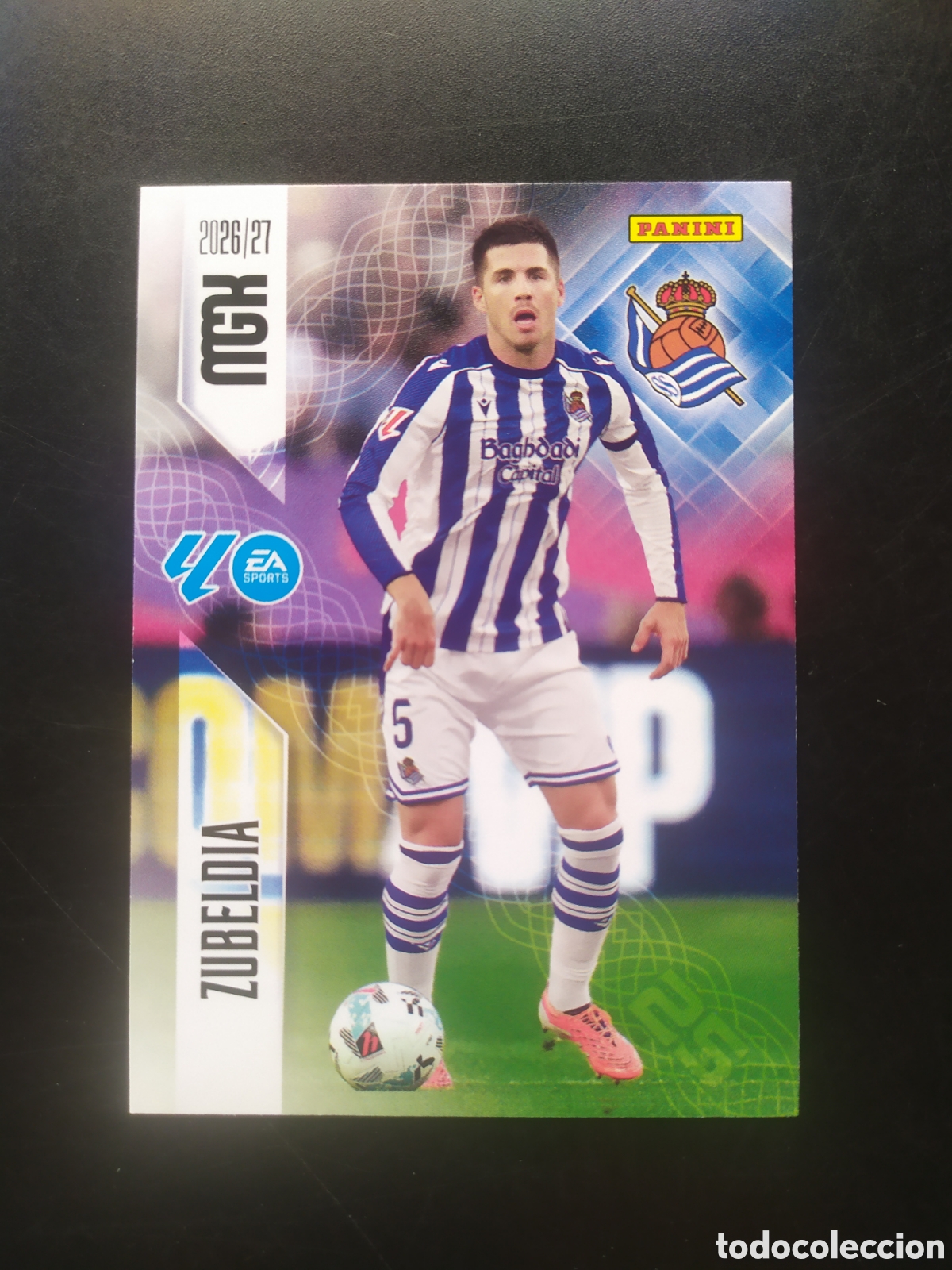 Cromos de f&uacute;tbol: Megacracks 2026 2027 26 27 panini Zubeldia n&deg; 312 Real Sociedad