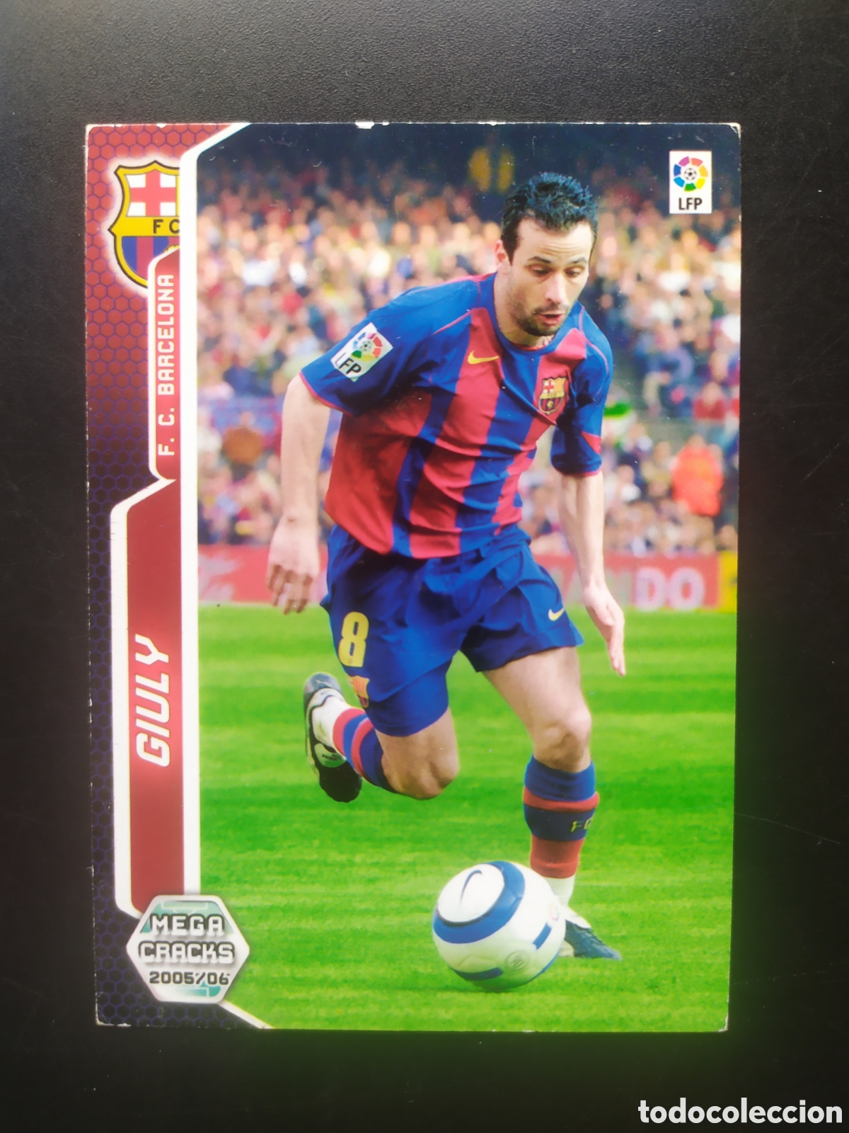 Cromos de f&uacute;tbol: Megacracks 2005 2006 05 06 panini Giuly n&ordm; 68 Barcelona