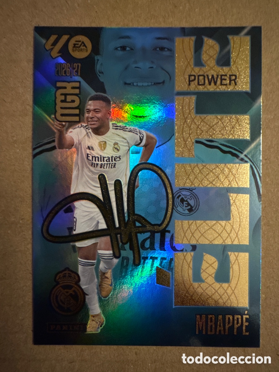 Cromos de f&uacute;tbol: # P 10 10P Mbappe Real Madrid ELITE POWER Megacracks 26 27 2026 2027