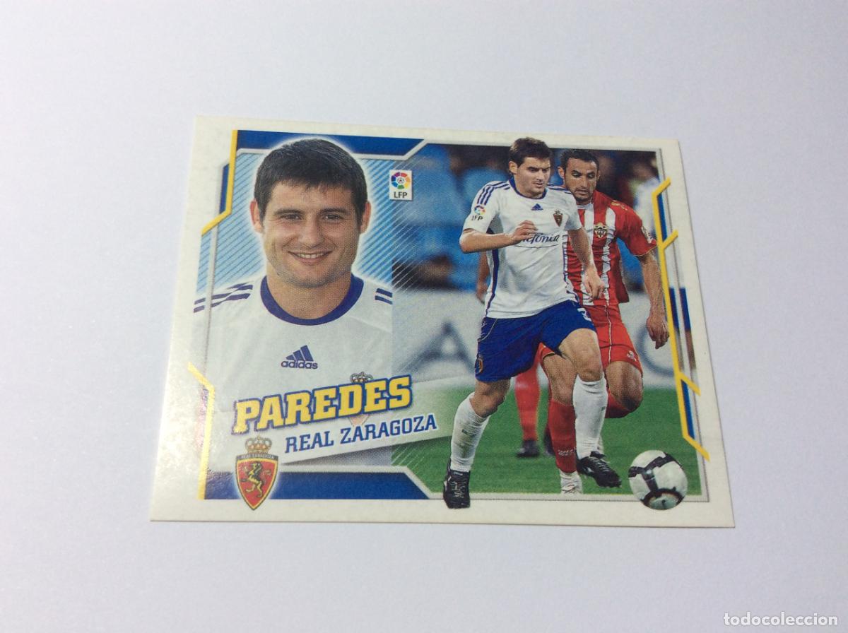 Cromos de f&uacute;tbol: Paredes Real Zaragoza Liga Este 2010 2011 10 11 Panini