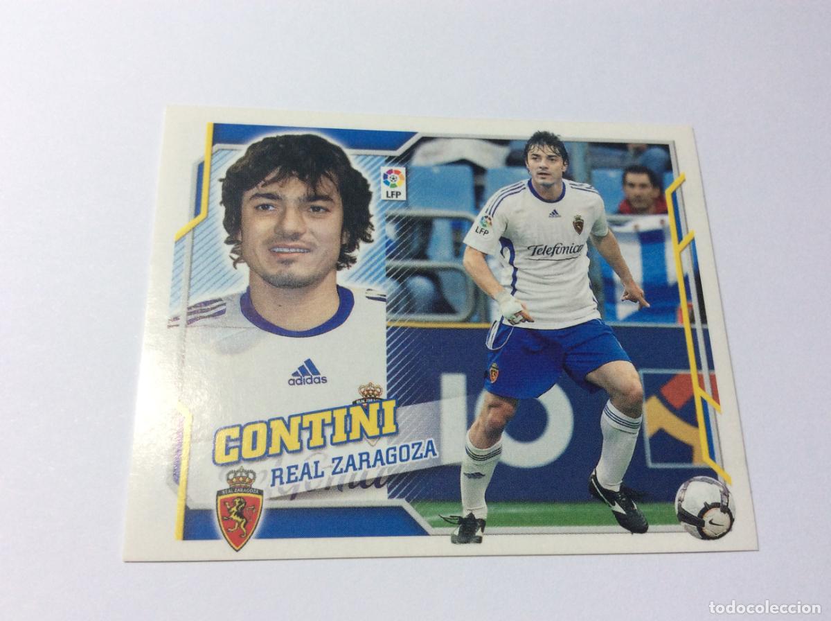 Cromos de f&uacute;tbol: Contini Real Zaragoza Liga Este 2010 2011 10 11 Panini