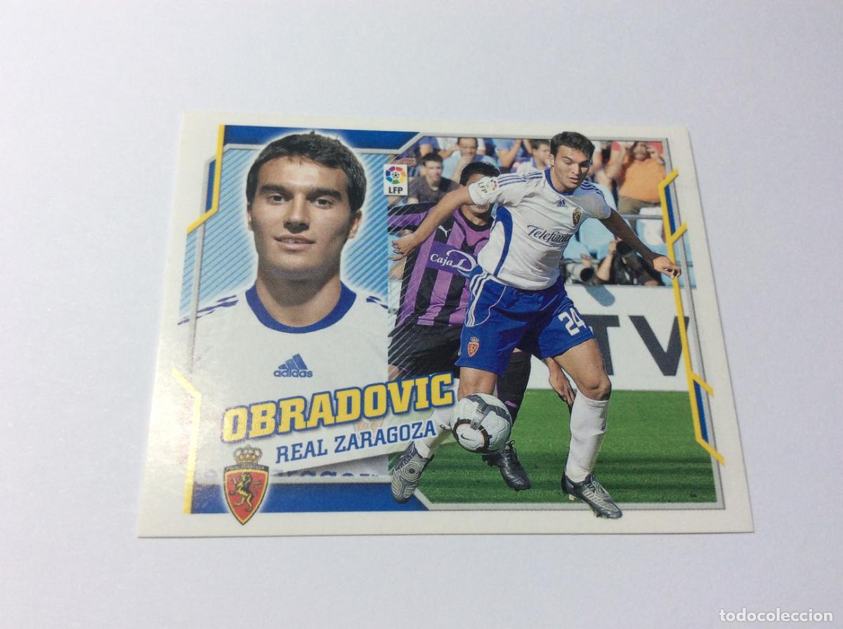 Cromos de f&uacute;tbol: Obradovic Real Zaragoza Liga Este 2010 2011 10 11 Panini