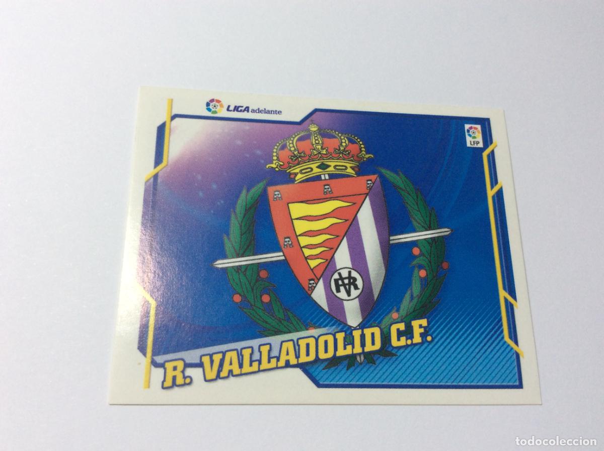 Cromos de f&uacute;tbol: Escudo Real Valladolid Liga Este 2010 2011 10 11 Panini
