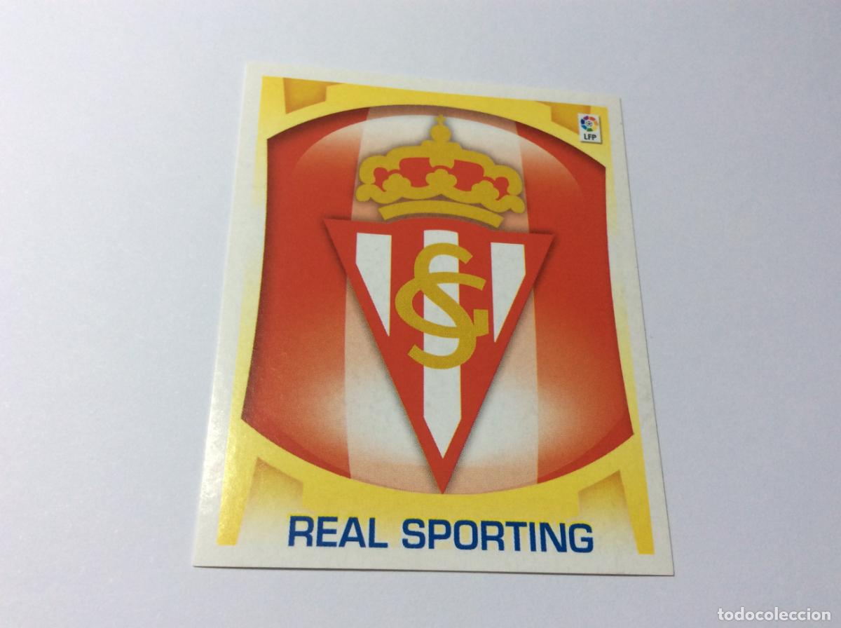 Cromos de f&uacute;tbol: Escudo Sporting Gij&oacute;n Liga Este 2009 2010 09 10 Panini