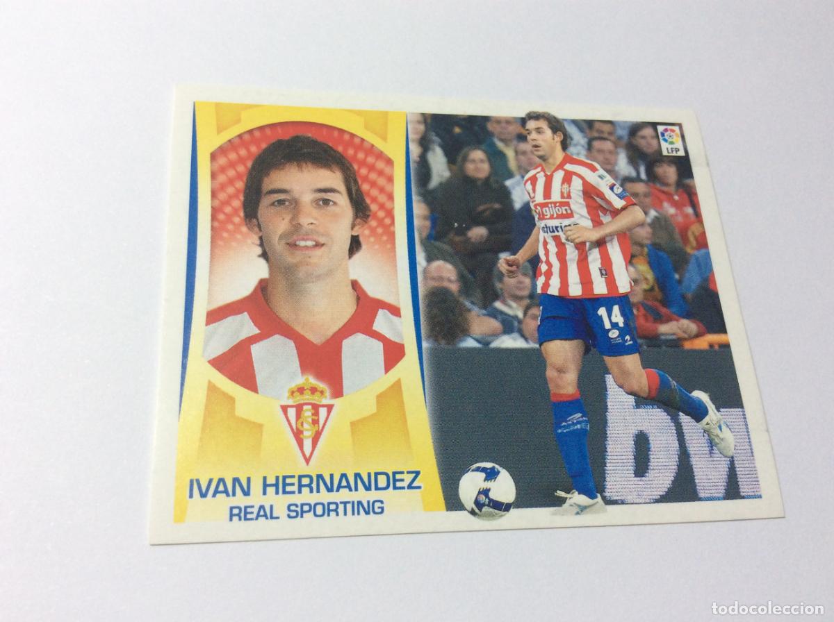 Cromos de f&uacute;tbol: Iv&aacute;n Hern&aacute;ndez Sporting Gij&oacute;n Liga Este 2009 2010 09 10 Panini