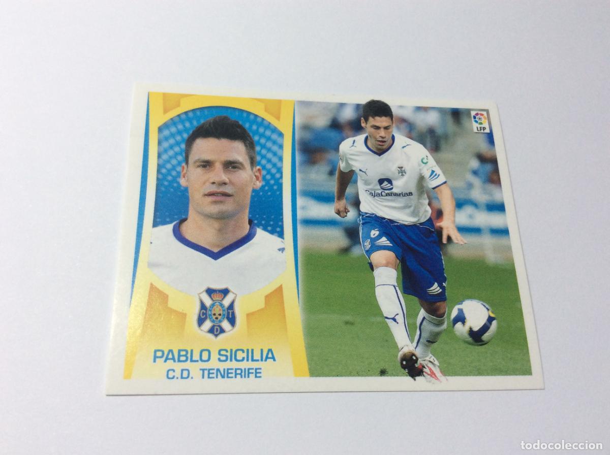 Cromos de f&uacute;tbol: Pablo Sicilia CD Tenerife Liga Este 2009 2010 09 10 Panini