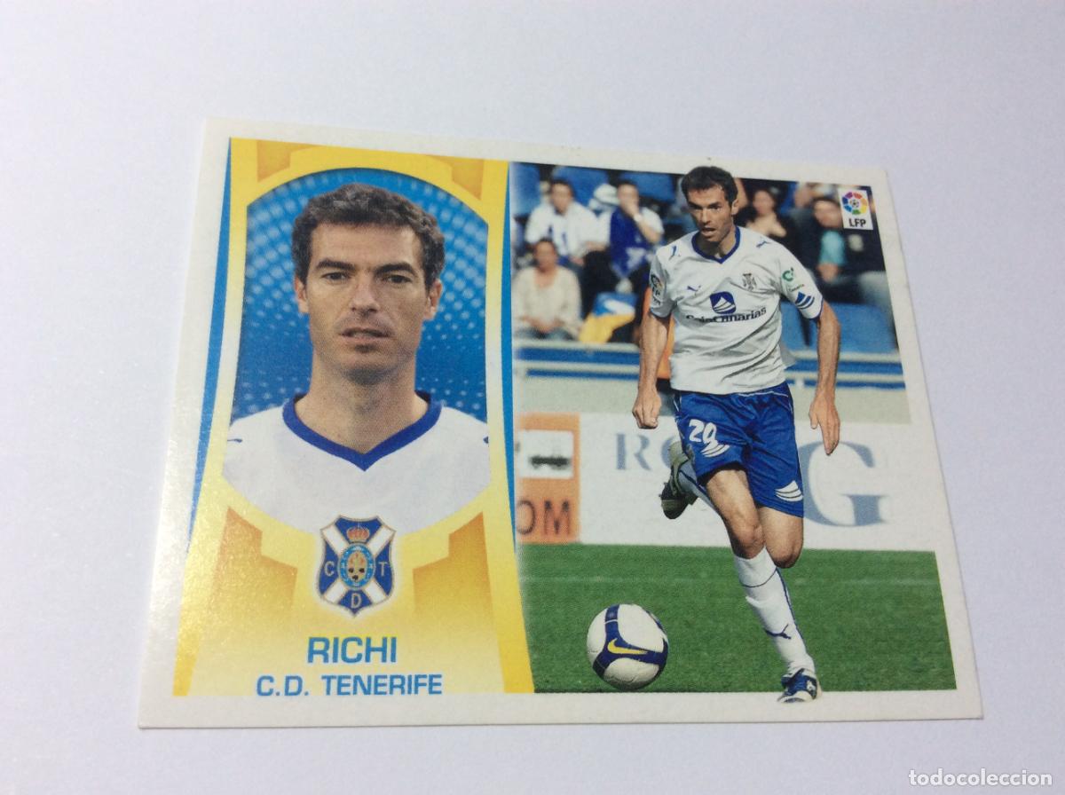 Cromos de f&uacute;tbol: Richi CD Tenerife Liga Este 2009 2010 09 10 Panini