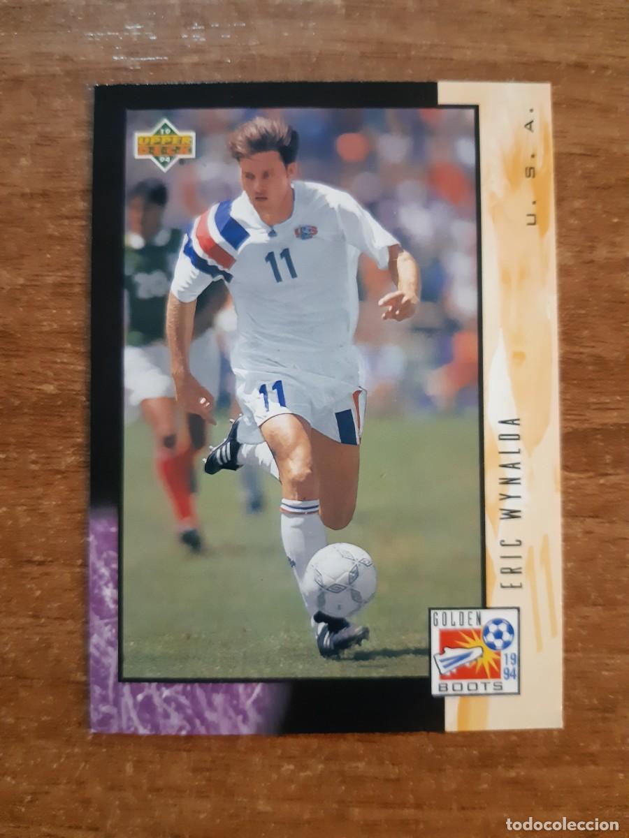 Cromos de f&uacute;tbol: N&deg;330 ERIC WYNALDA ESTADOS UNIDOS GOLDEN BOOTS WORLD CUP USA 94 UPPER DECK 1994