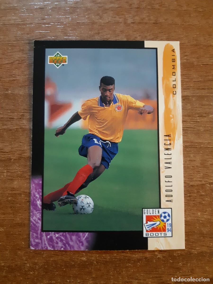 Cromos de Futebol: N&deg;328 ADOLFO &rdquo;TREN&rdquo; VALENCIA COLOMBIA GOLDEN BOOTS WORLD CUP USA 94 UPPER DECK 1994