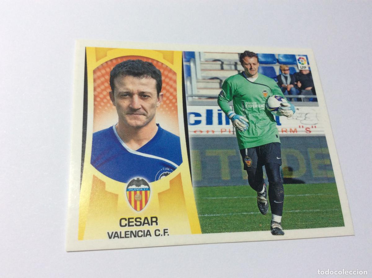 Cromos de f&uacute;tbol: Cesar Valencia CF Liga Este 2009 2010 09 10 Panini