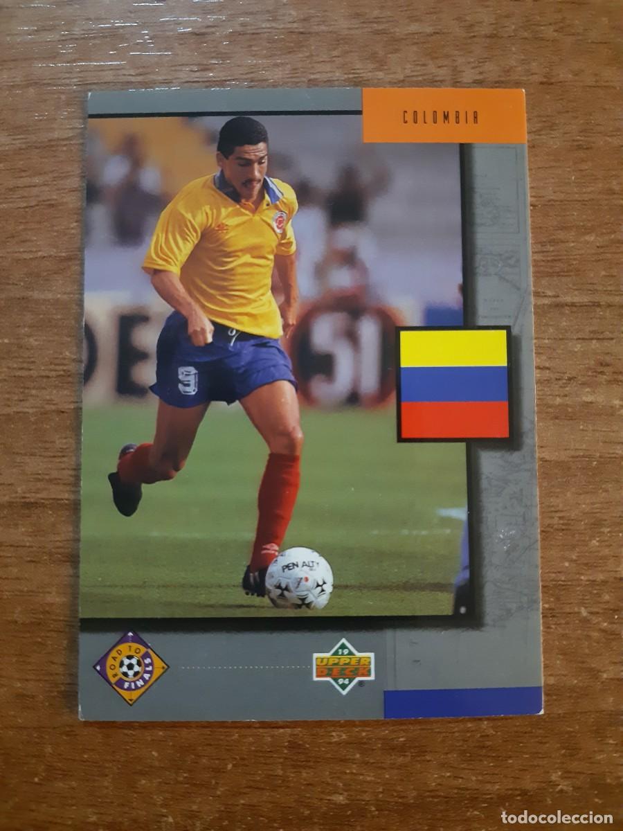 Cromos de f&uacute;tbol: N&deg;321 V&Iacute;CTOR HUGO ARISTIZABAL COLOMBIA ROAD TO FINALS WORLD CUP USA 94 UPPER DECK 1994