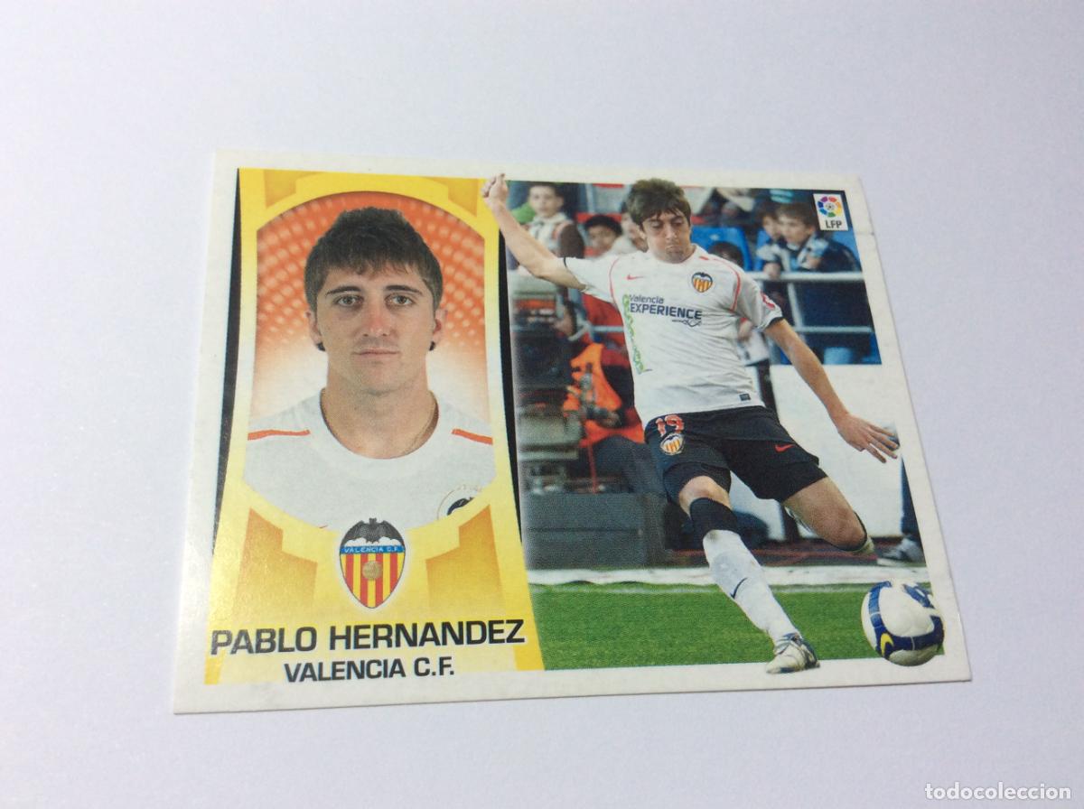 Cromos de f&uacute;tbol: Pablo Hern&aacute;ndez Valencia CF Liga Este 2009 2010 09 10 Panini