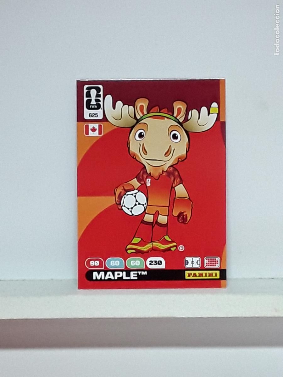 Cromos de f&uacute;tbol: ADRENALYN MUNDIAL 2026 WORLD CUP 26 ALBUM PANINI N 625 CANADA MASCOTA MAPLE