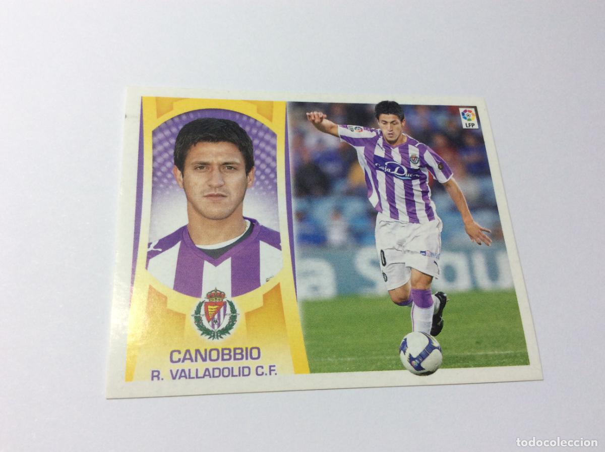 Cromos de f&uacute;tbol: Canobbio Real Valladolid Este 2009 2010 09 10 Panini