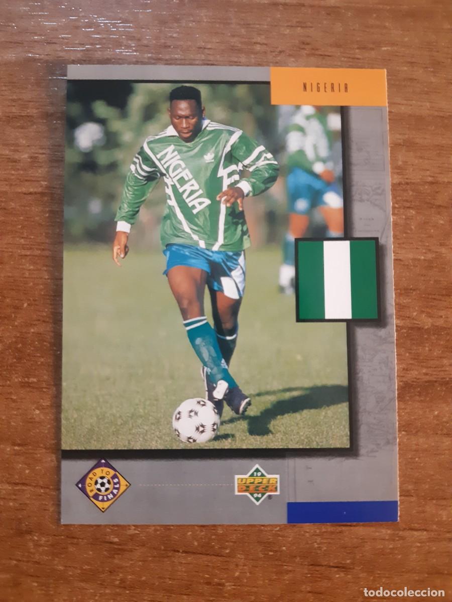 Cromos de f&uacute;tbol: N&deg;319 DANIEL AMOKACHI NIGERIA ROAD TO FINALS WORLD CUP USA 94 UPPER DECK 1994
