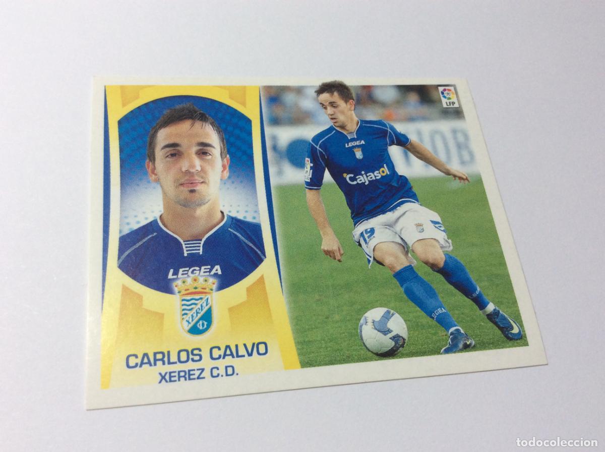 Cromos de f&uacute;tbol: Carlos Calvo Xerez CD Liga Este 2009 2010 09 10 Panini