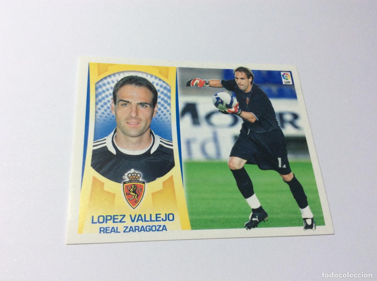 Cromos de f&uacute;tbol: L&oacute;pez Vallejo Real Zaragoza Liga Este 2009 2010 09 10 Panini