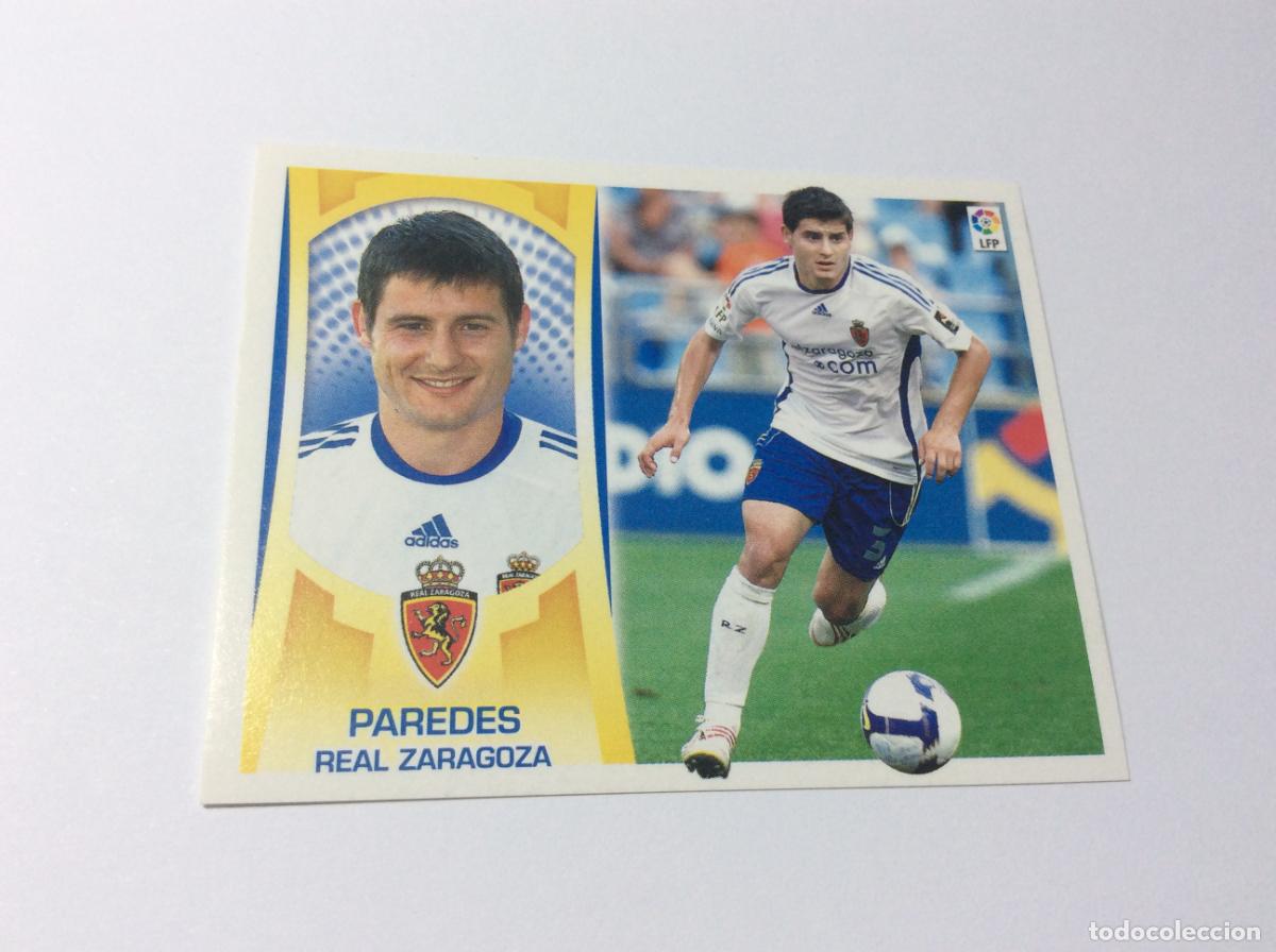 Cromos de f&uacute;tbol: Paredes Real Zaragoza Liga Este 2009 2010 09 10 Panini