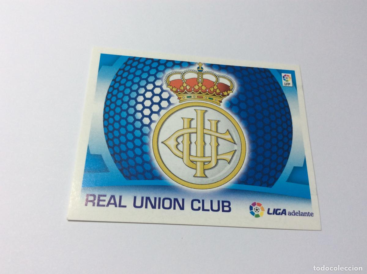 Cromos de f&uacute;tbol: Escudo Real Uni&oacute;n Club Liga Este 2009 2010 09 10 Panini