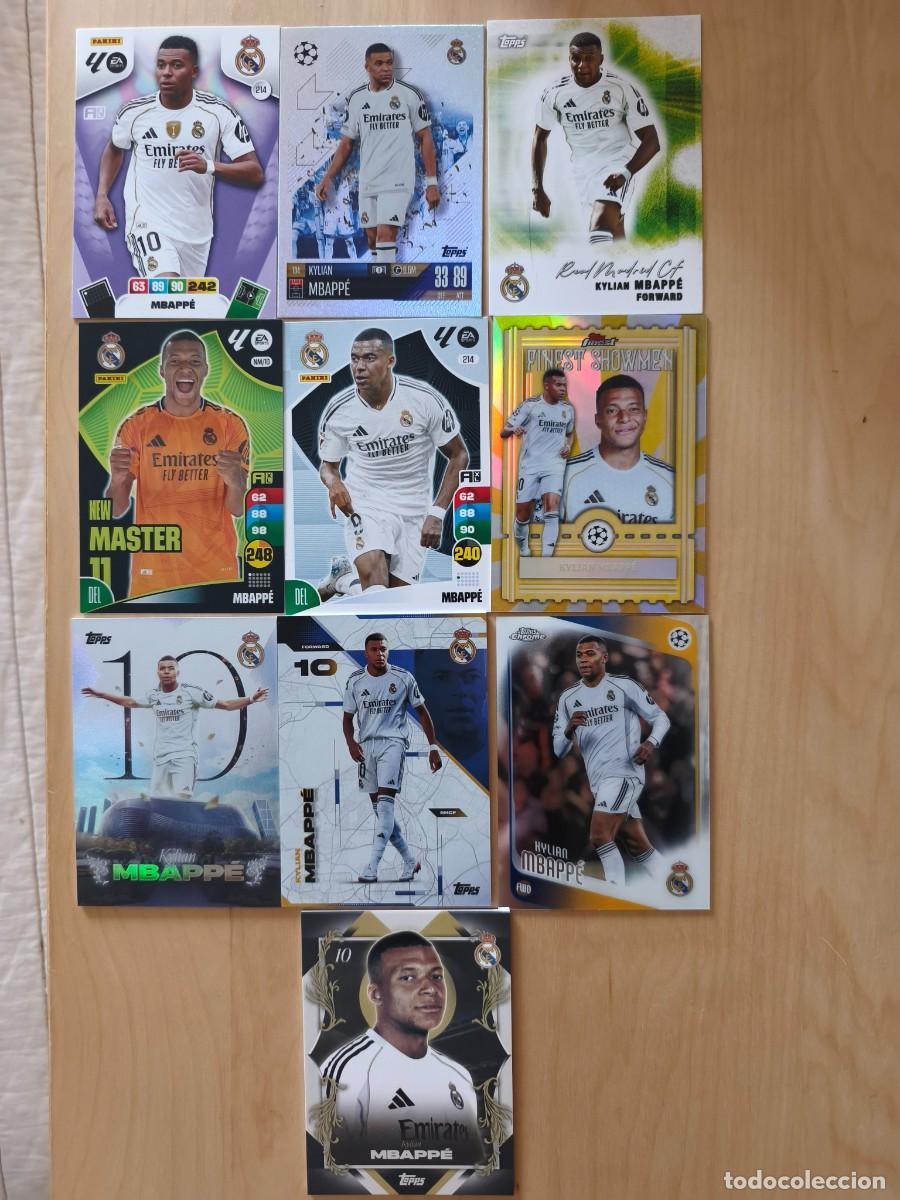 Cromos de f&uacute;tbol: Mbappe lote varias colecciones - Real Madrid