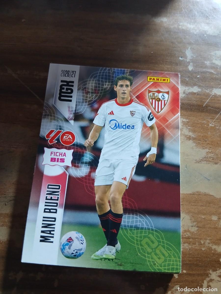 Cromos de f&uacute;tbol: CARD MEGACRACKS TEMPORADA 26/27: FICHA BIS MANU BUENO, N&deg; 336 BIS