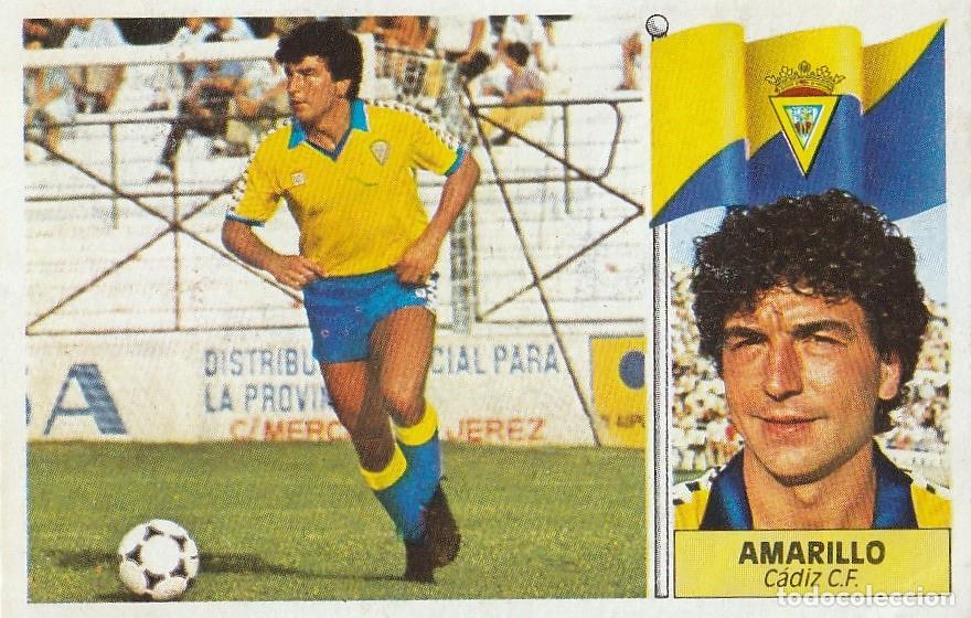 Cromos de f&uacute;tbol: ESTE 86-87. AMARILLO. RECUPERADO DE &Aacute;LBUM.
