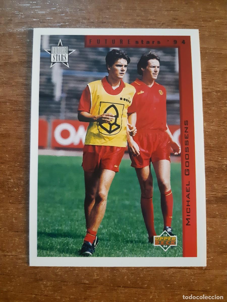 Cromos de f&uacute;tbol: N&deg;299 MICHAEL GOOSSENS BELGIUM B&Eacute;LGICA FUTURE STARS ROOKIE WORLD CUP USA 94 UPPER DECK 1994