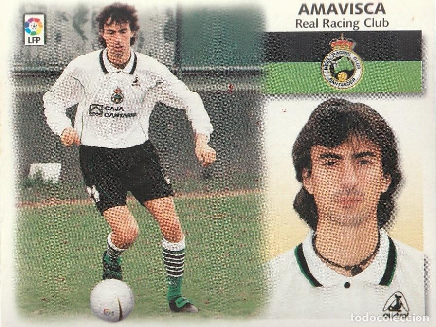 Cromos de f&uacute;tbol: ESTE 99-00. AMAVISCA. NUNCA PEGADO.