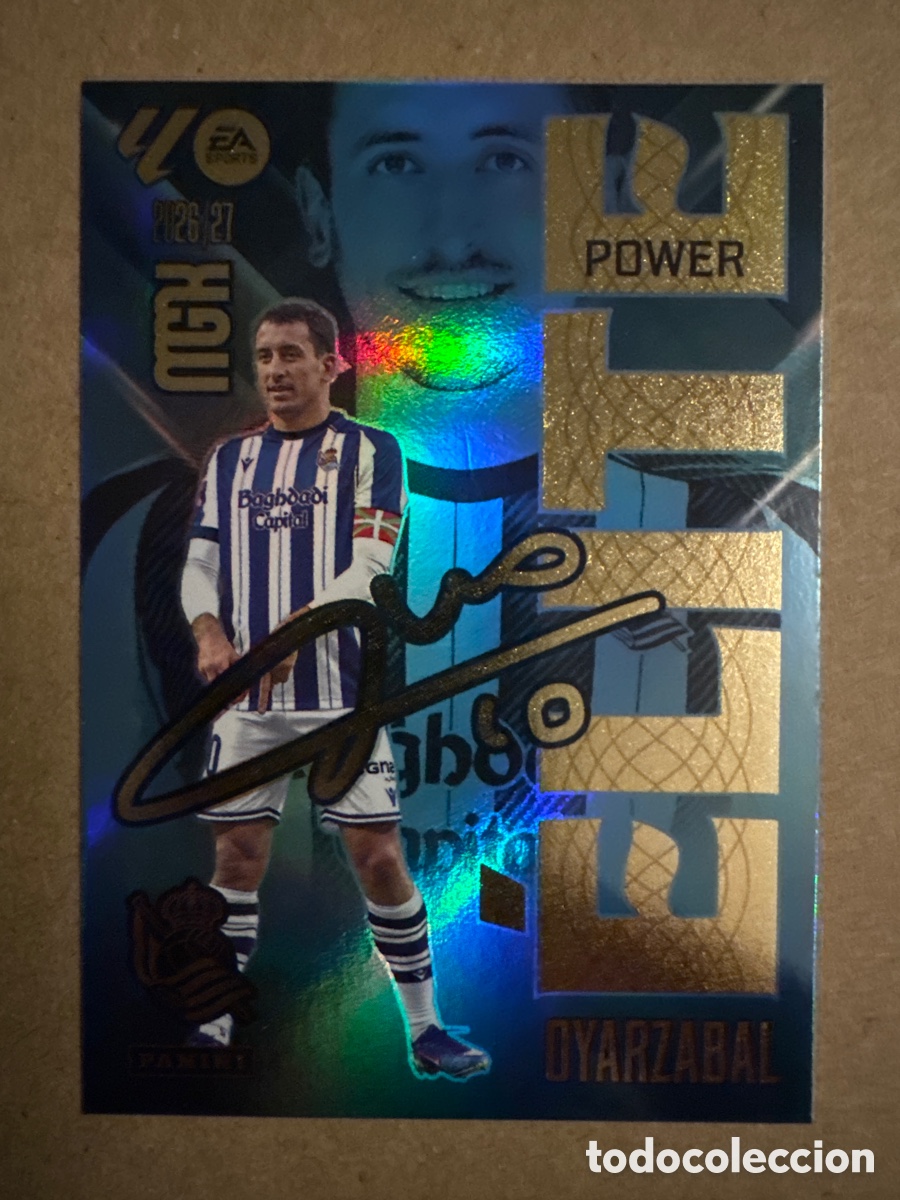 Cromos de f&uacute;tbol: # P 13 13P Oyarzabal Real Sociedad ELITE POWER Megacracks 26 27 2026 2027