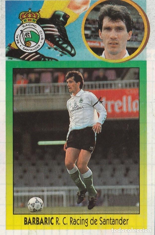 Cromos de f&uacute;tbol: ESTE 93-94. BAJA BARBARIC. RECUPERADO DE &Aacute;LBUM.